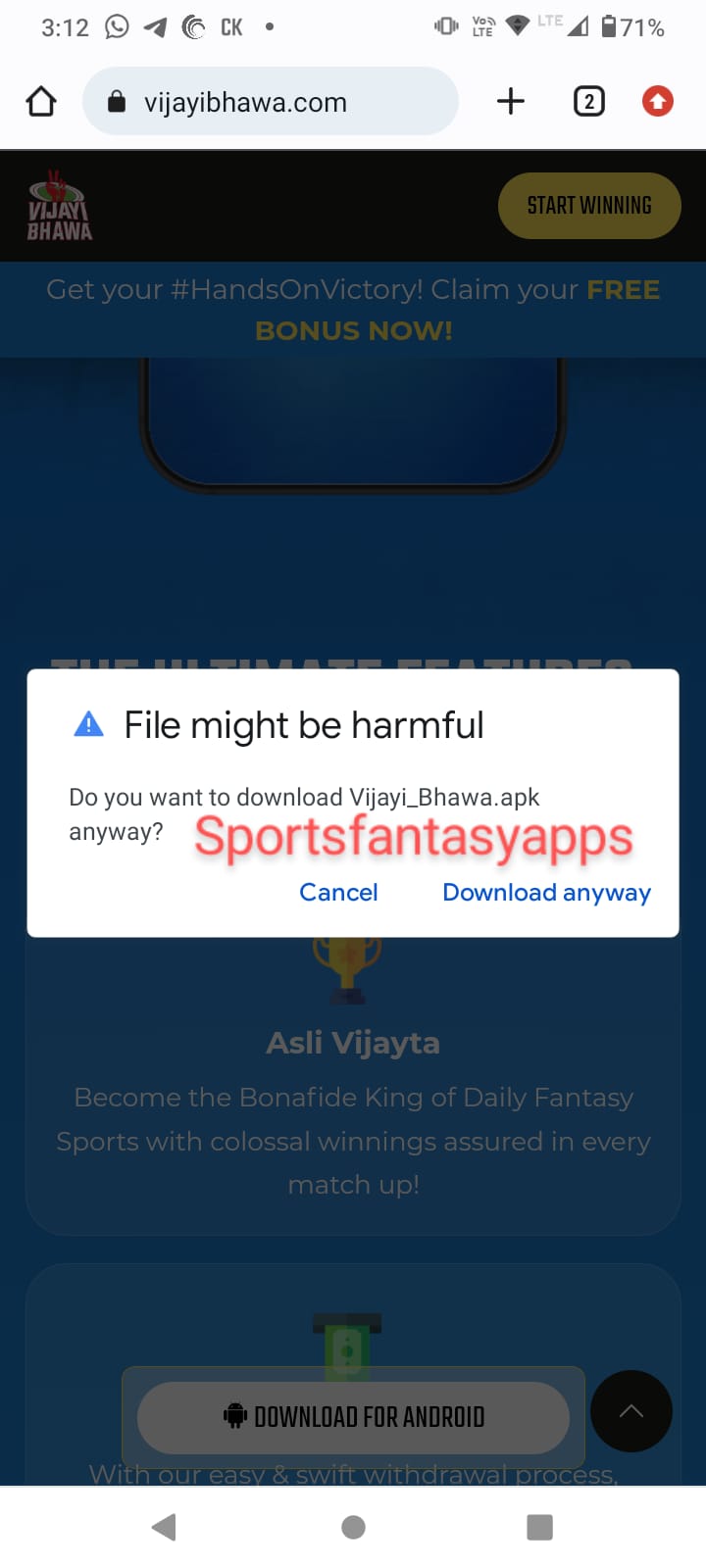 Vijayi Bhawa App download